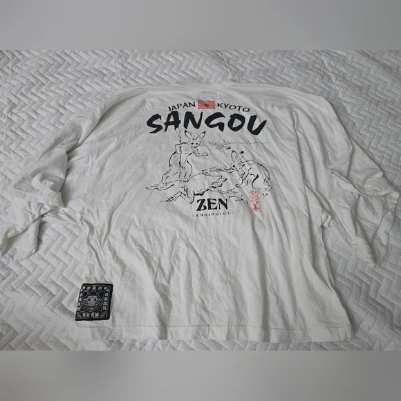 Haori Sangou Kimono Tee - Picture 4 of 11